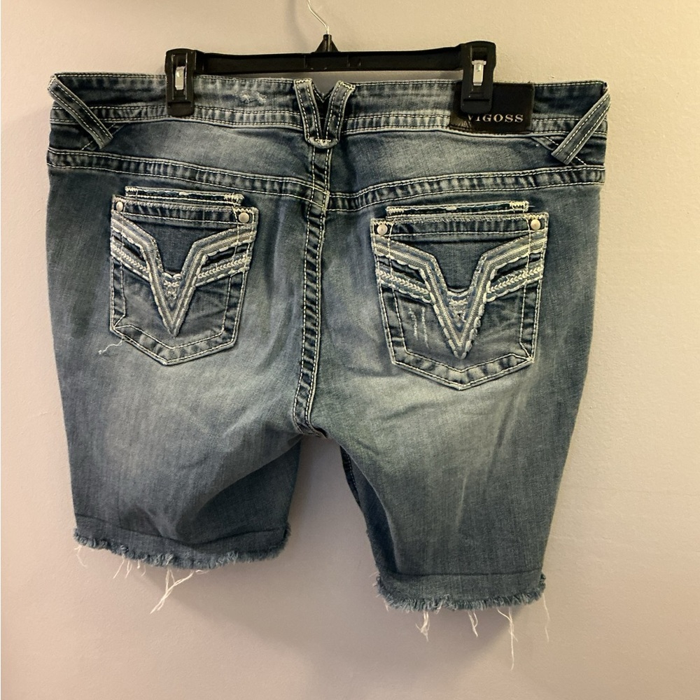 VIGOSS “The Dublin Boyfriend” Distressed  Shorts – Size 20 Jeans cut to shorts - Picture 5 of 16